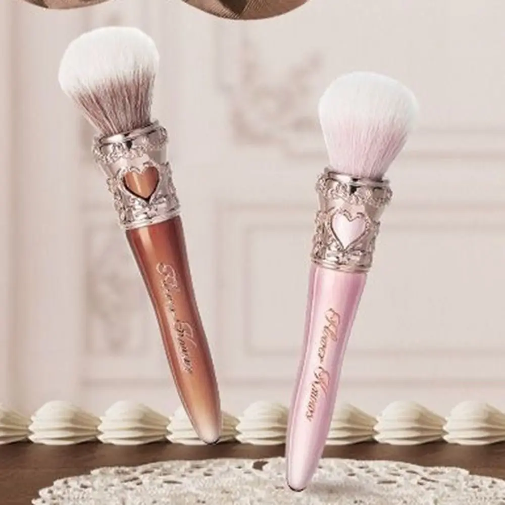 Moda redonda-ponta arredondada blush escova doce sombra pó solto pincéis de maquiagem contos de fadas mistura escova para olhos e rosto