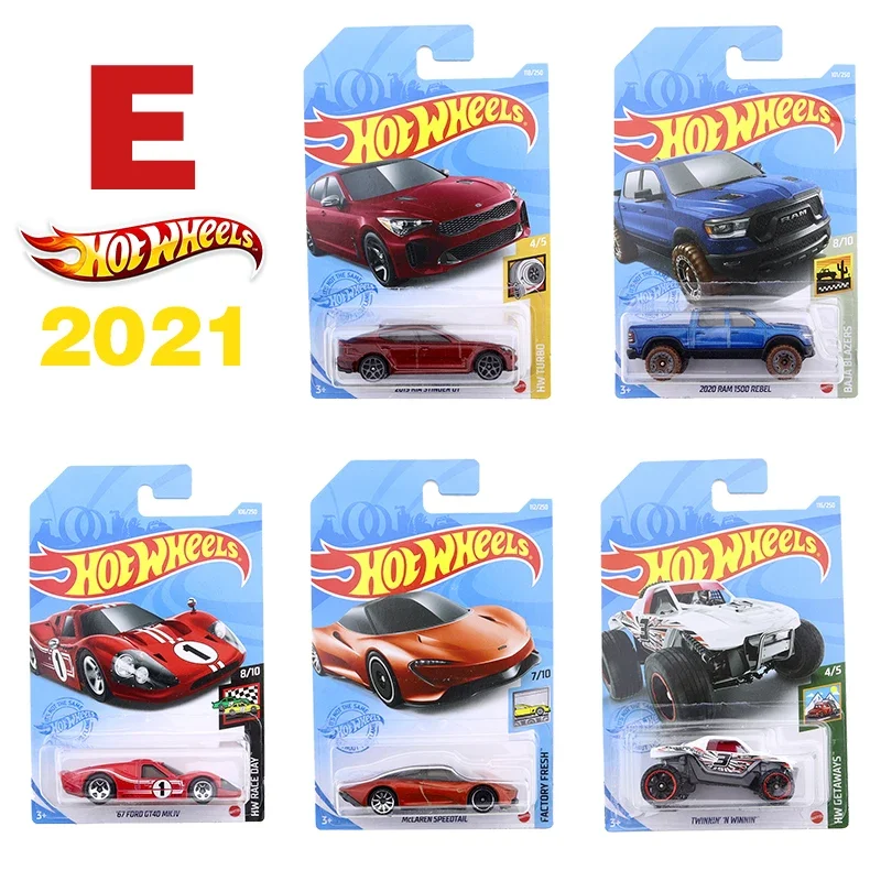 2021E Original Hot Wheels Mini Alloy Coupe Model Metal Die-Casting Simulation Racing Toy Boy Collection Gift