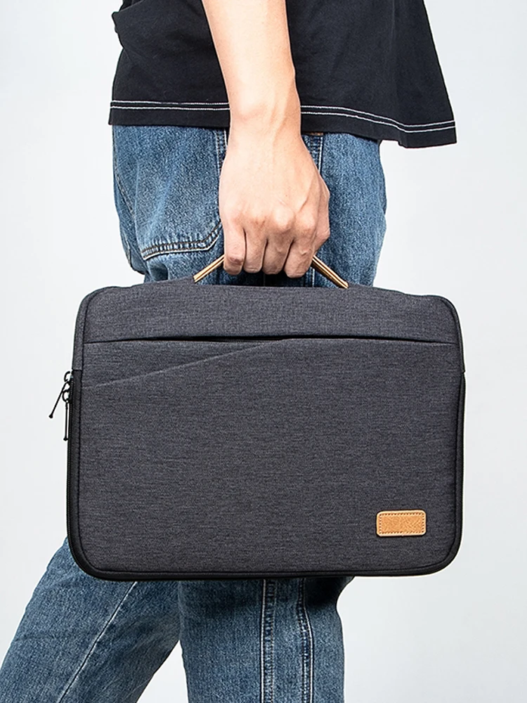 Laptop Sleeve 13 14 15 16 inch Laptop Case for MacBook Pro 13 14 Large Capacity Top Handle Business Slim Computer Bag