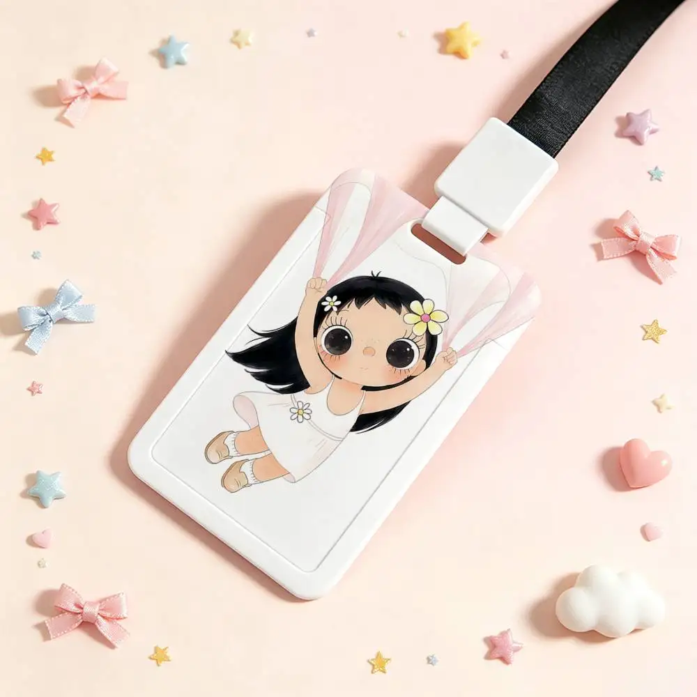 Cute Yuy Kawaii NFC Contactless Sliding Card Sleeve For Student Cards, Bus Cards, ID Cards, And Work Permits