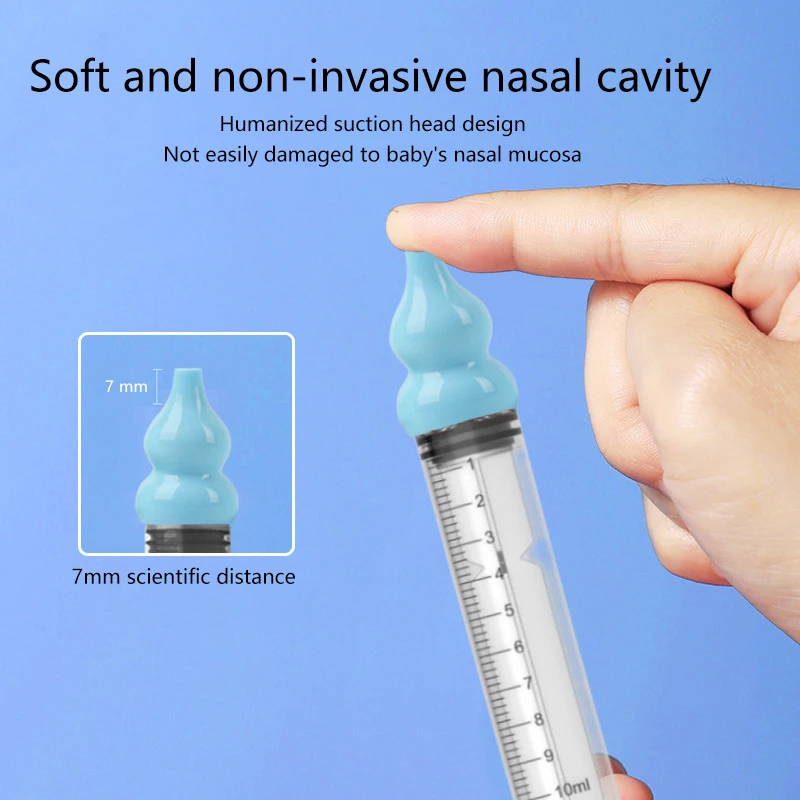 10ML Baby Nose Cleaner Syringe Nasal Aspirator Baby Nose Washing Rhinitis Nasal Washer Irrigator For Baby Care Tools