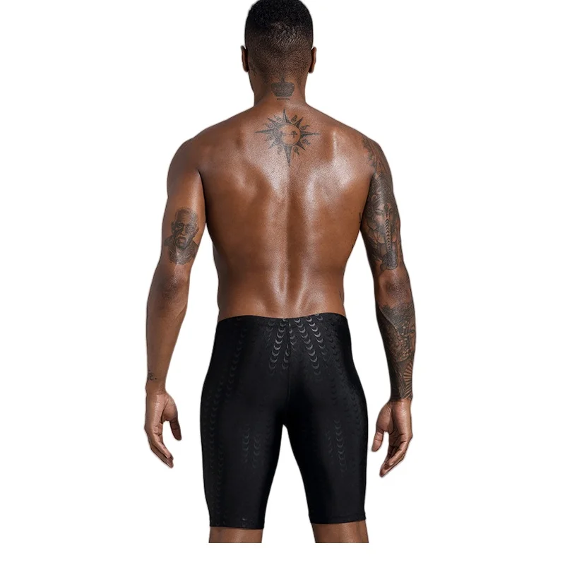 Men's Swim Shorts Breathable Training Sports 5 Minute Shorts Sharkskin Quick Dry Beach Wear Swim Trunk