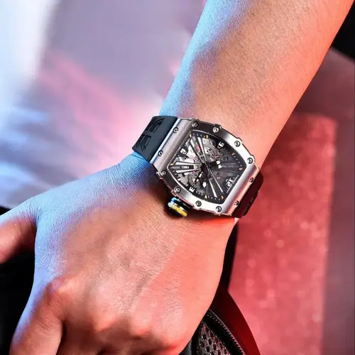 Imagen 2 del producto Reloj de Cuarzo Moderno para Hombre PAGANI DESIGN 2026, 42 mm, Elegante con Cristal de Zafiro, Resistente al Agua, Luminoso y con Diseño Hueco