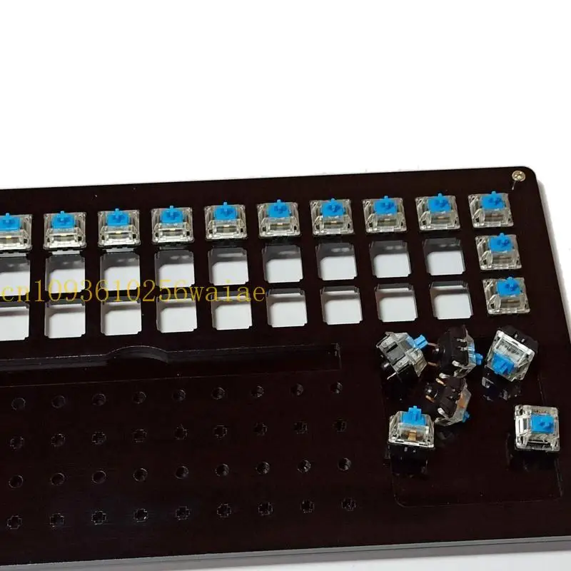 Switch Lube Station Acrylic Double-Deck Switch Removal Platform 33Keyswitch Tester for MX Cherry Mechanical Keyboard