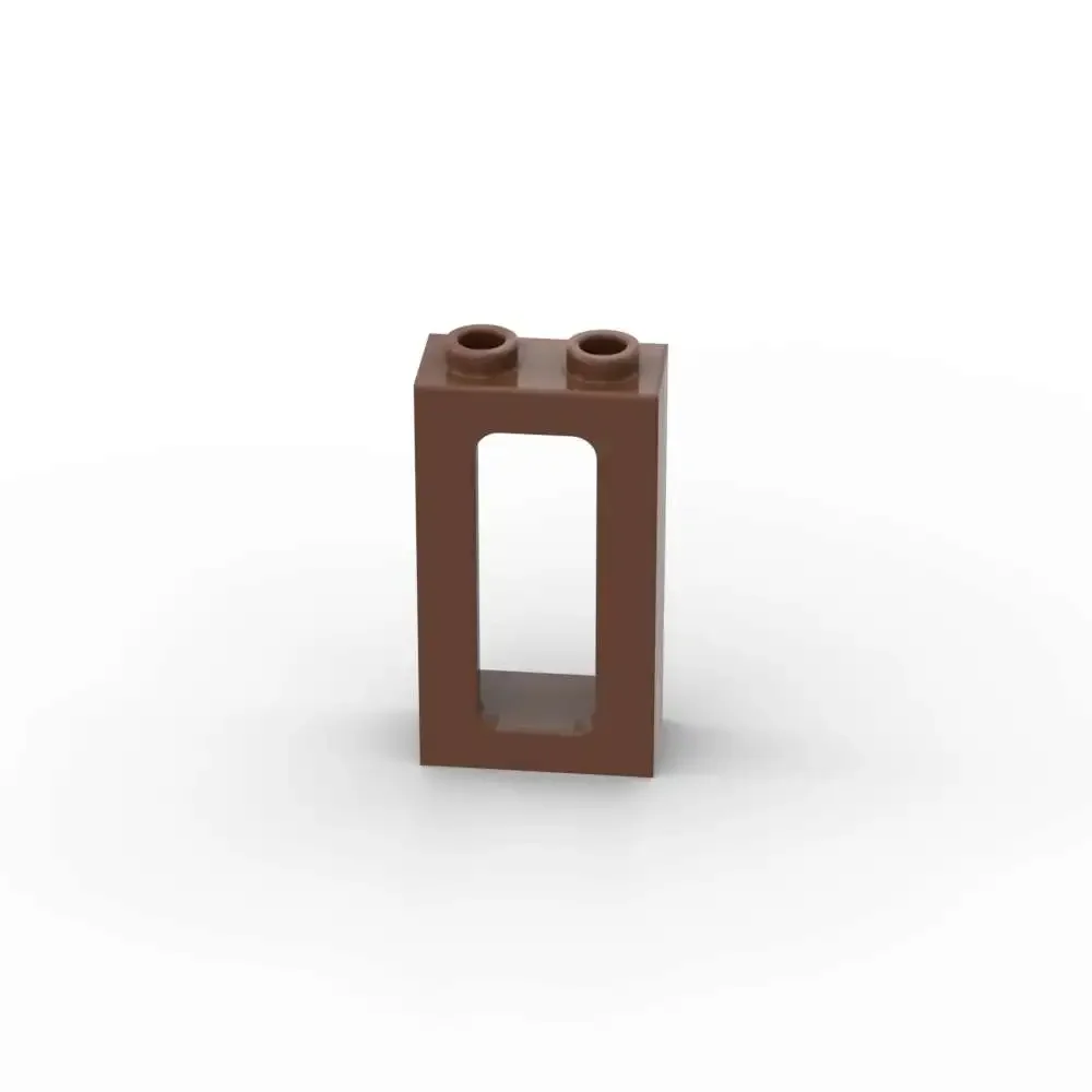 MOC 10 Uds 4035 1x2x3 Kit de bloques de construcción de tren con ventana casa Castillo ladrillos rompecabezas de partículas Idea juguetes niños cumpleaños regalo de Navidad