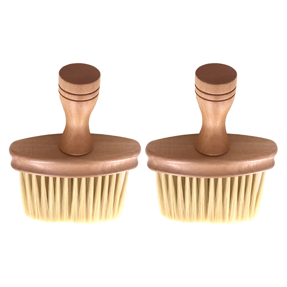 

2 Pcs Musical Instrument Cleaning Brush Multifunctional Guitar Care Maintenance Kit Solid Wood Handle Dusting