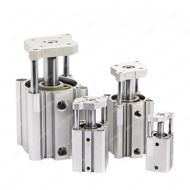 SMC Type CQMB Series with Magnet Thin AIR Cylinder Double Acting Guide Rod Compact Pneumatic Cylinder CQMB12-5 CQMB16-10