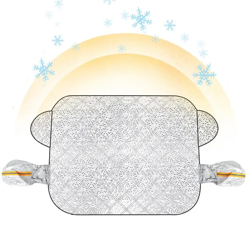 Frost Shield Effective Thickened Material Snow And Ice Prevention Universal Fit Sun Protection Windshield Cover Durable Stylish