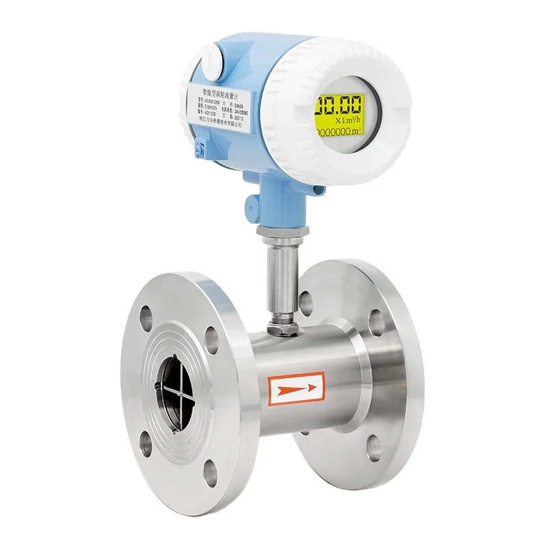 LEFOO  DN25 Turbine Flowmeter High Accuracy Turbine Flow Meter with Digital LCD Display