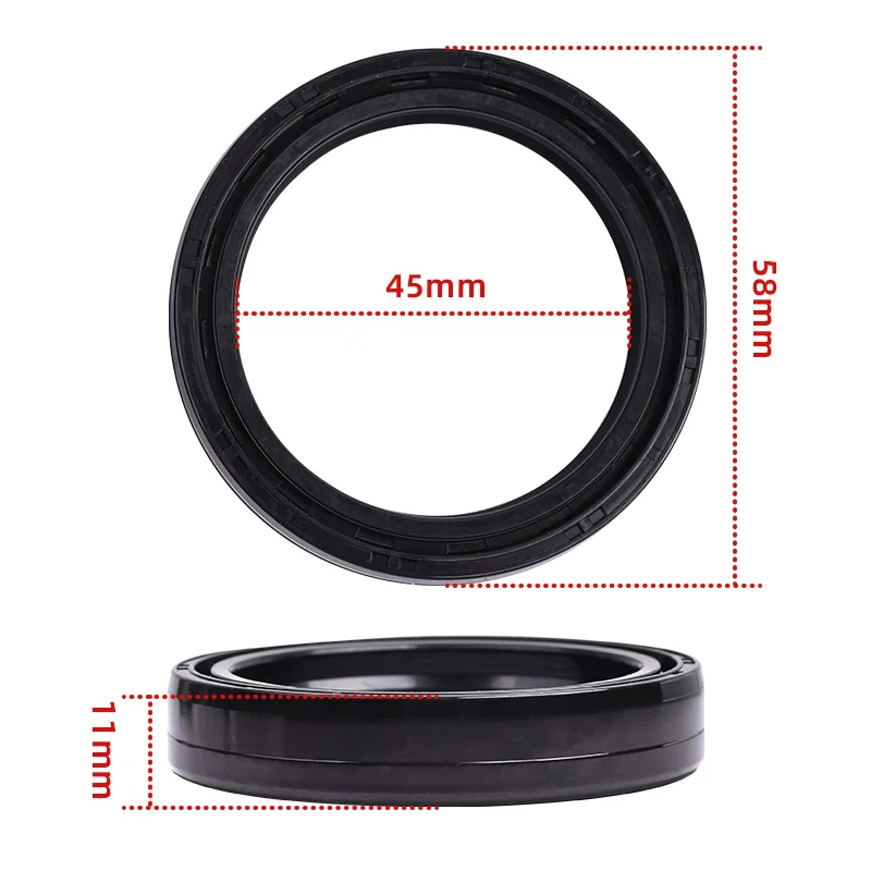 45x58x11 الجبهة شوكة النفط ختم غطاء غبار لسيارات BMW S1000 S 1000 R RR XR S1000R 2021-2024 S1000RR 2019-2024 F800GS F800 GS 2008-2012