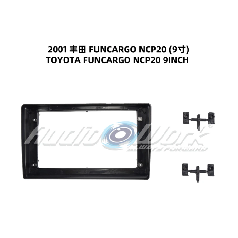 

For 2001 TOYOTA FUNCARGO NCP20 Car Accessories 9 Inch Frame Fascia Adapter Android Radio Audio Dash Fitting Panel Kit