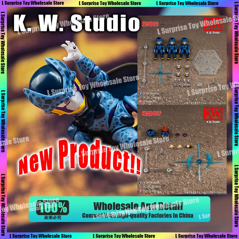

KW Studio Dragon Ball Z KW005 KW005P SHF Tiny Monster Cell Jr Аксессуары Аниме Фигурка Фигурка Пользовательские Игрушки Подарки