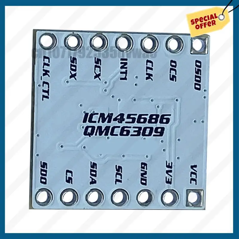 -A89Z ICM-45686 + وحدة QMC6309 لتتبع سمول سلايم تعمل مع معظم تصميمات Slimevr التي تستخدم BMI/LSM Imus