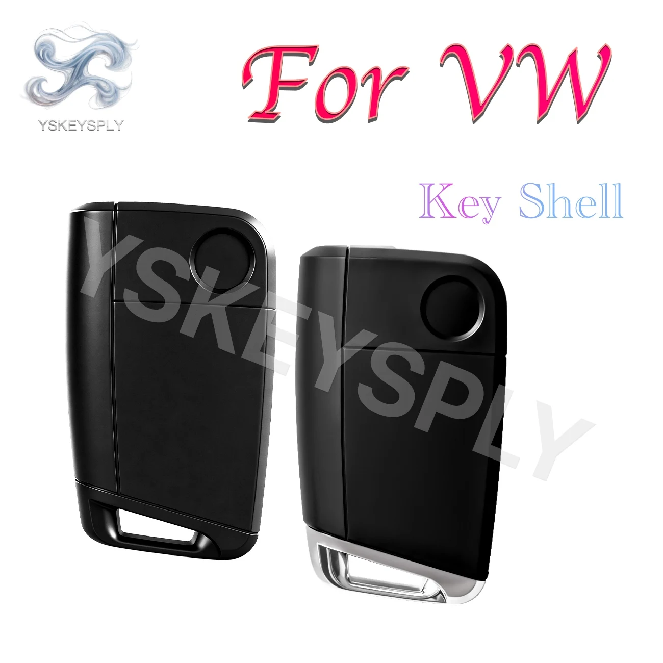 For VW Volkswagen Golf 7 GTI MQB Skoda Octavia Fabia Seat Leon Altea 3 Button Flip Remote Key Shell Case Cover HU66 HU162T