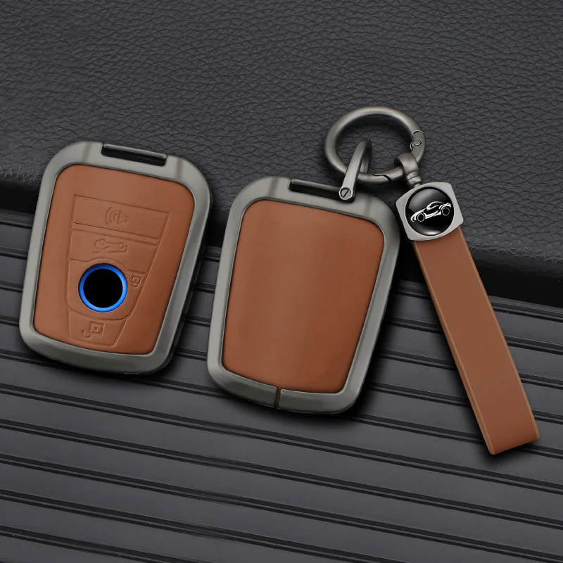 4 Tasten Auto Smart Remote Key Case Cover Schutzhülle Fob für BMW I3 I8 Serie Autoschlüsseltasche Schutzzubehör