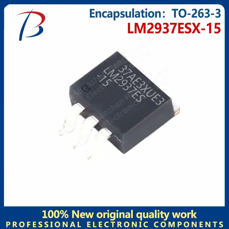 

10PCS LM2937ESX-15 package TO-263-3 linear regulator silk screen LM2937ES-15