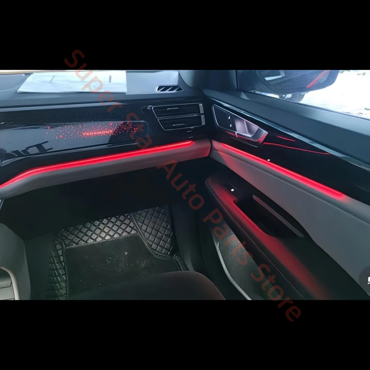 LED الضوء المحيط ل Volkswagen Atlas Teramon 2021-2022 السيارات الإضاءة الداخلية ترقية اكسسوارات السيارات مصباح الغلاف الجوي