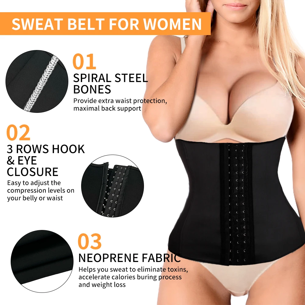 Kobiety gorset Waist Trainer wyszczuplające urządzenie do modelowania sylwetki treningowe modelujące gorset kontrolujący brzuszek pas odchudzający