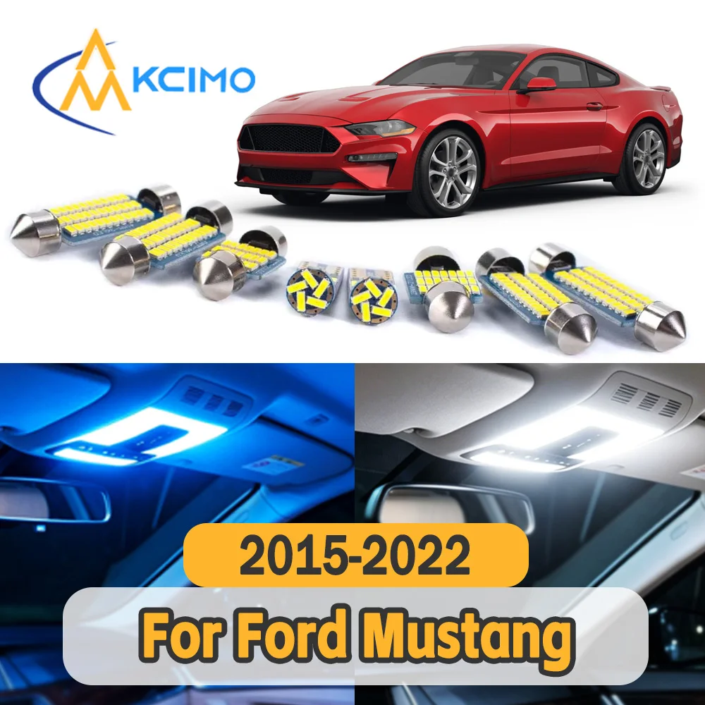 

Long Service Life Car Indoor Lamp Bulbs Stable Illumination Power Saving LED Light Replacement for Ford Mustang 2015-2022