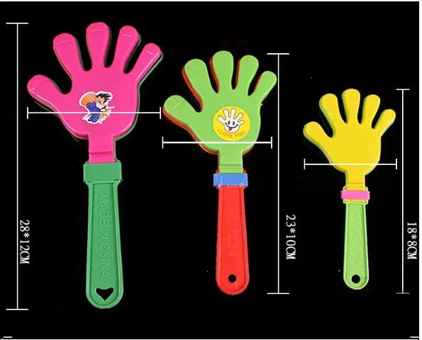 Fashion colorful hand clapper Concert party cheering props children clap clap  hands clapping toy YH1089