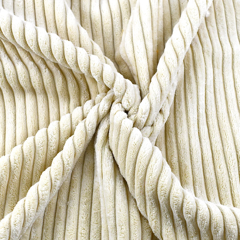 

50/100*150cm Meetee Striped Cotton Corduroy Fabric Sofa Pillow Plush Toy Decorative Cloth Clothes Fabrics DIY Sewing Accessories