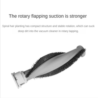 NDIN-Suitable For Xiaomi Vacuum Cleaner Accessories Mijia Handheld Mite Removal Machine Soft Velvet Roller Brush