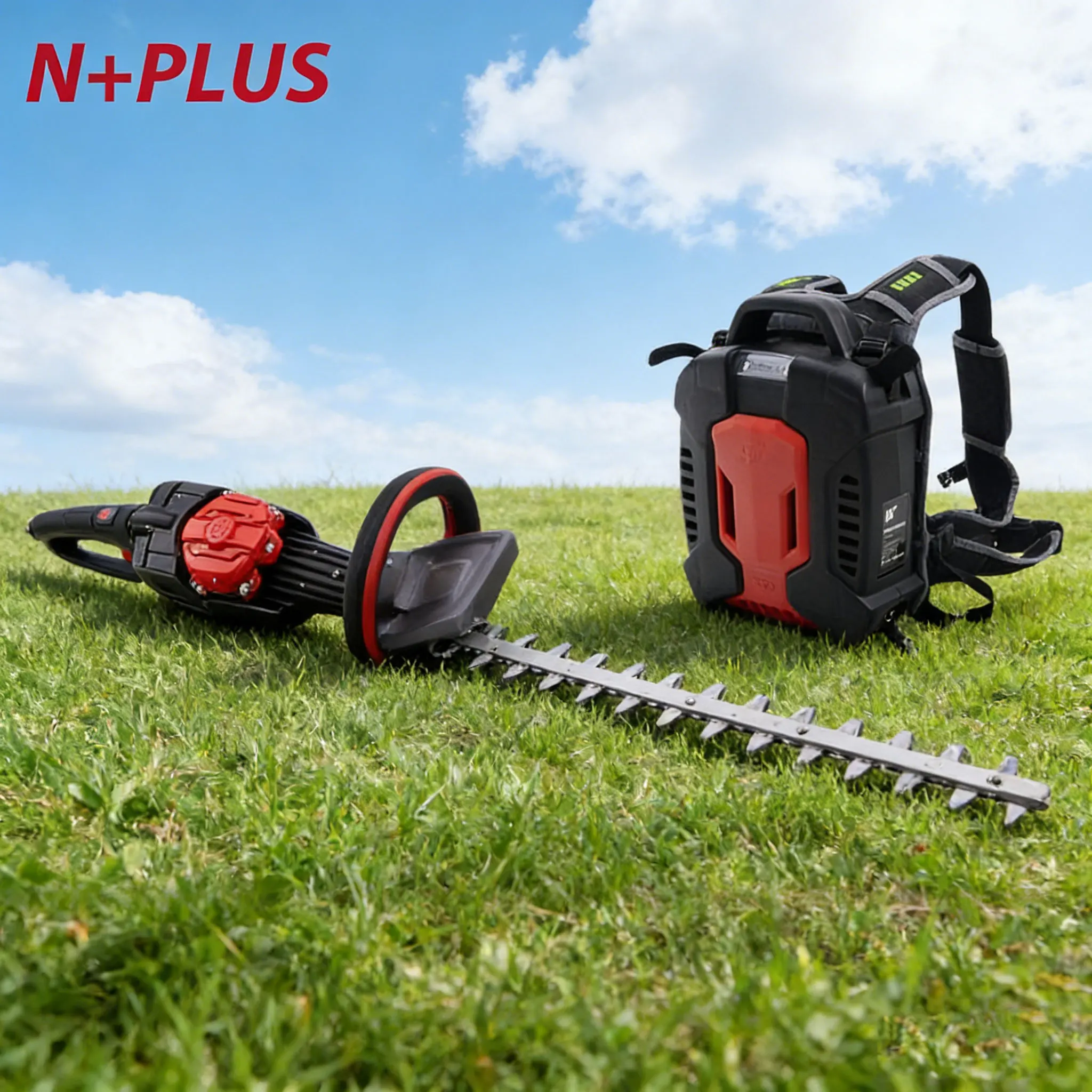N+PLUS Factory Wholesale OEM Garden Maintenance Hedge Cutter Strong Motor Precise Cutting Even Results Electric Hedge Trimmer