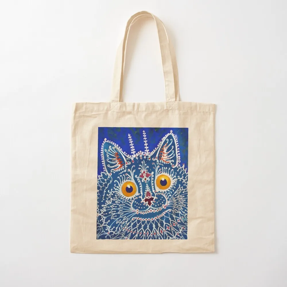 

Louis Wain Tote Bag supermarket folding bag the Customizable Woman shopper Canvas