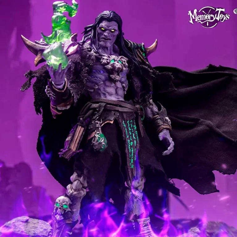 Undead warlock baron salman 1/12 escala colecionável figura de ação conjunto brinquedos memória original anime periférico pequeno demônio soldado