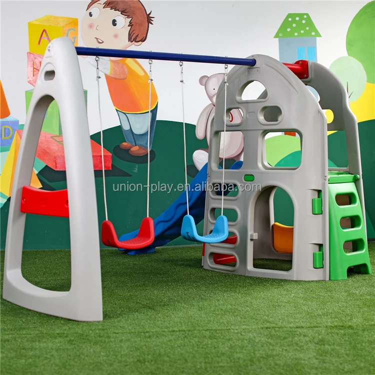 Small kids garden indoor playhouses/colorful plastic playhouse /outdoor children slide toys playground