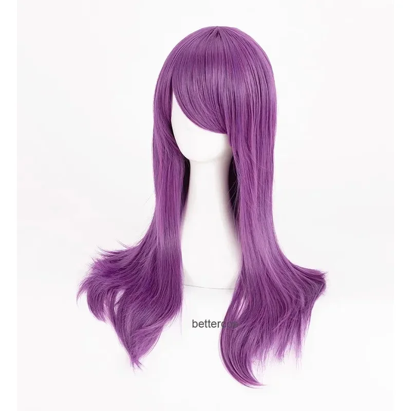 

New Anime Kamishiro Rize Cosplay Wig 60cm Long Purple Wigs Heat Resistant Synthetic Hair Kamishiro Rize Cosplay Glasses Wigs2025