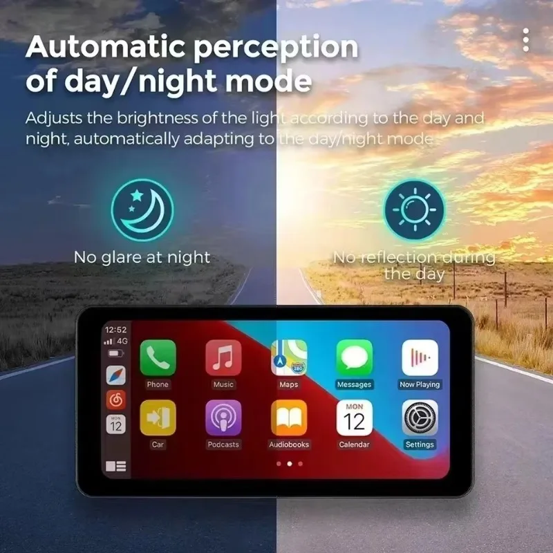 

2025 New Style2025 New A600 Touch Screen Motorcycle GPS Navigation IPX7 Water Proof Wireless Carplay Android Dashboard Motorcycl