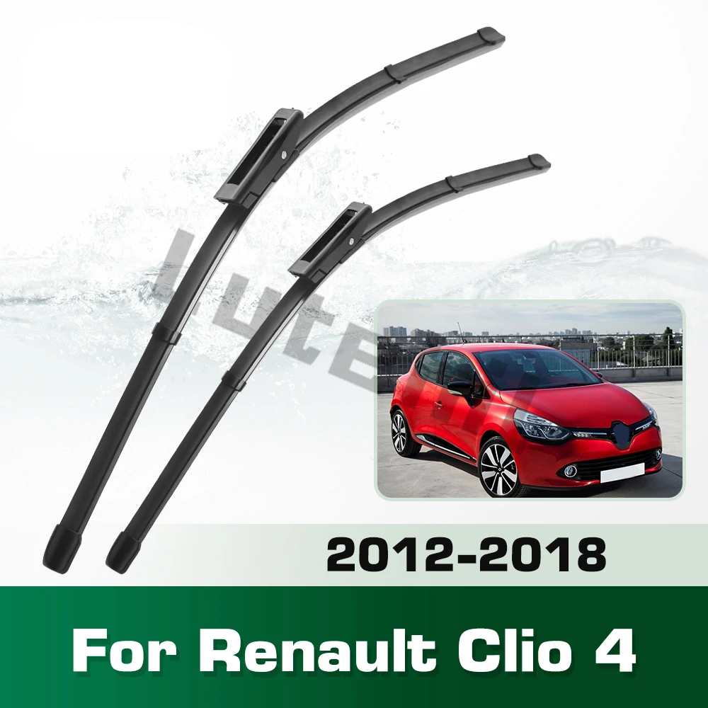 Scheibenwischer LHD Frontwischerblätter Für Renault Clio 4 2012 - 2018 Windschutzscheibe Windschutzscheibe Sauberes Fenster Auto Regenbürsten 26 "+ 14"