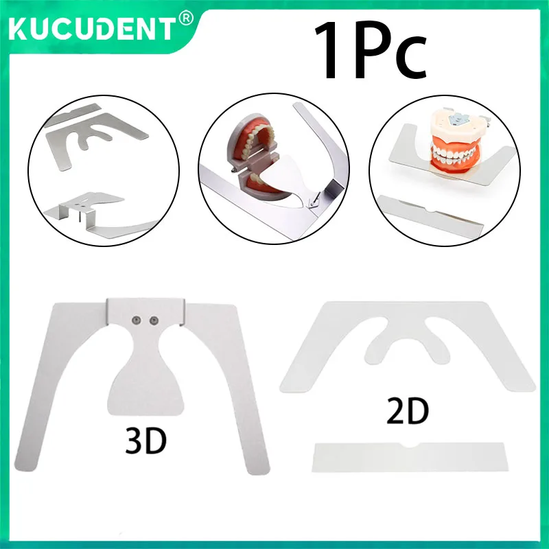 

Dental Orthodontic 3D Occlusal Maxillary Casting Jaw Fox Plane Plate 2D Complete Denture Dentistry Lab Mouth Guard Positioner