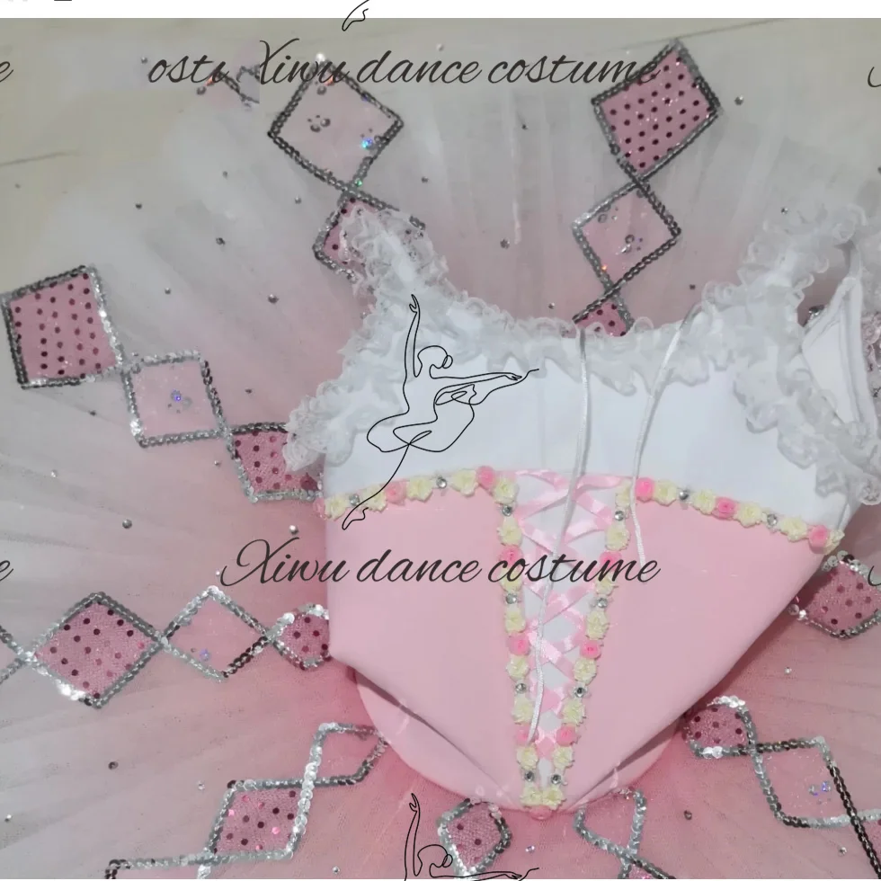 زي الباليه للمنافسة ، فستان الباليه ، الراقية ، حجم مخصص ، الأداء المهني ، عالية الجودة