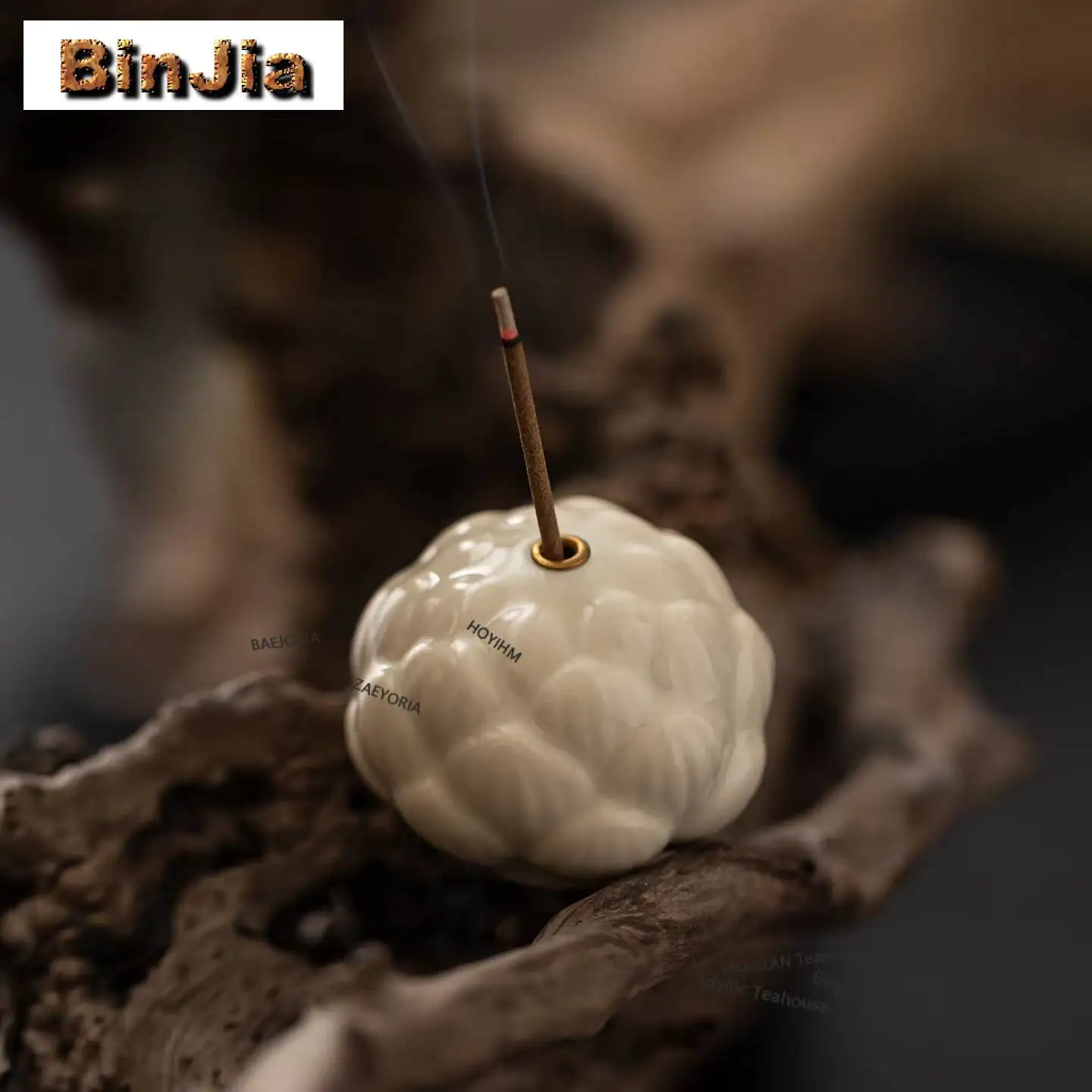 Bodhi Lotus Incense Holder Incense Smoke Waterfall Incense Burners Meditation Smell Distributor Censer Home Decoration Gifts