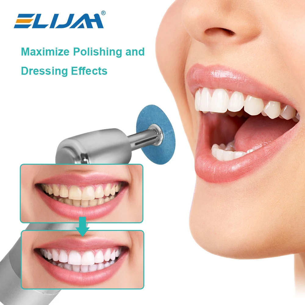 40 pz/scatola Dentale Composito Lucidatura Disco Riduzione Gross Contouring Mandrino Strisce per Ceramica e Vetro Ionomer Ripristini