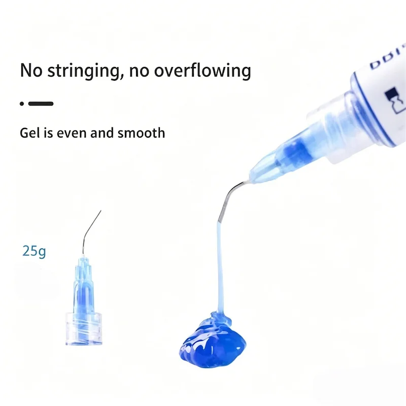 5ml 37% Phosphoric Acid Etching Gel Enamel Bonding Gel with Syringe & Tips