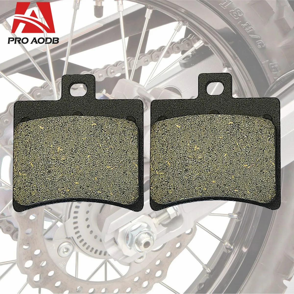 For Keeway RKV TX 125 150 200 Benelli VLM VLX VLC 150 200 STELS FLAME 200 Leopard Tomcat200 etc Motorcycle Rear Disc Brake Pads