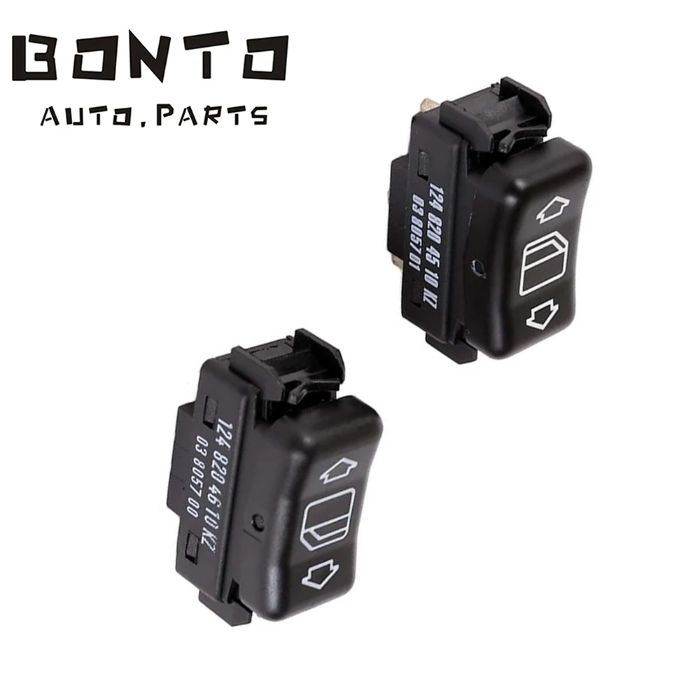 

BONTO Left & Right Electric Master Control Power Window Switch For Mercedes E W124 W126 W201 W463 OEM:1248204510 1248204610
