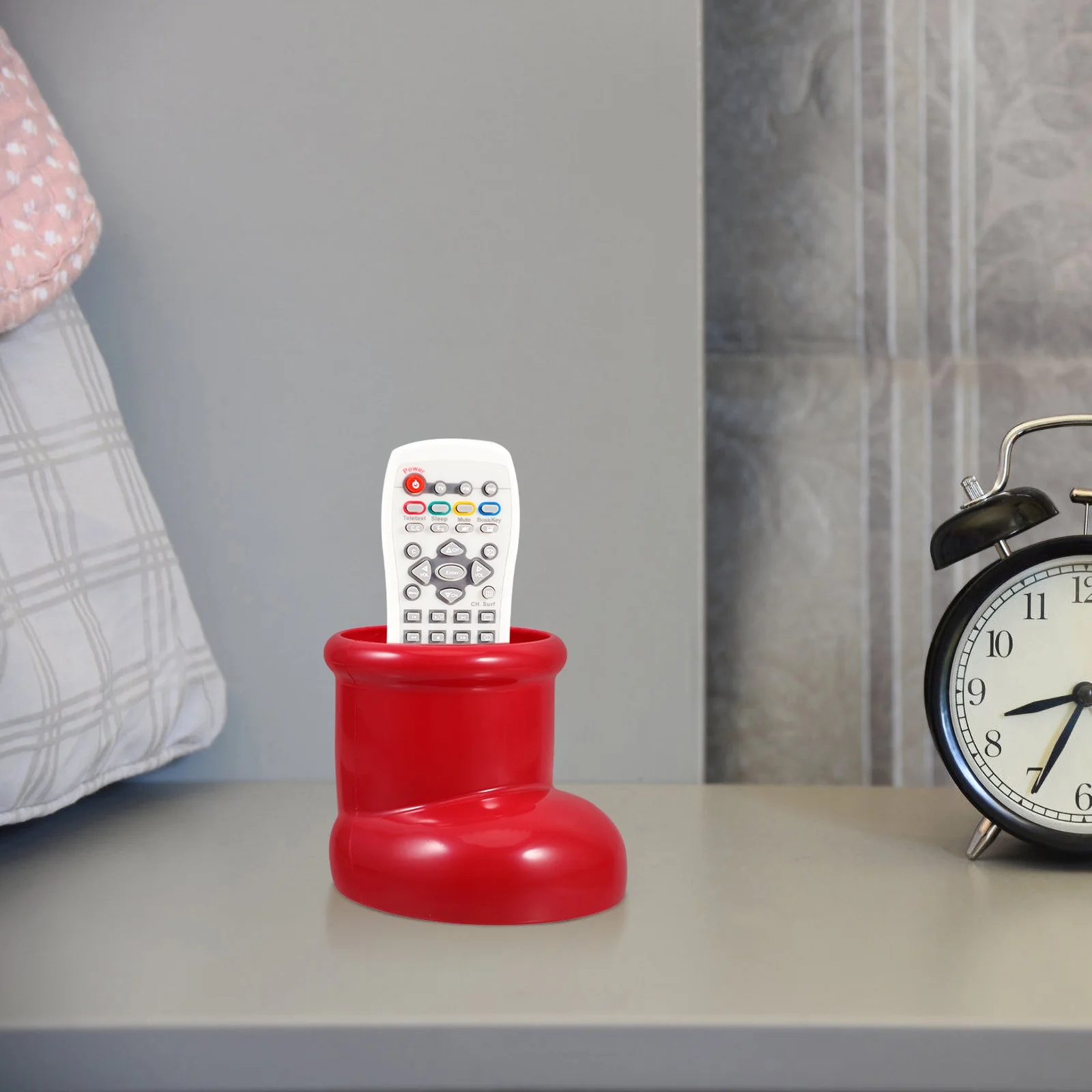 

Cartoon Boot Pen Holder Desktop Organizer Creative Pencil Container Large Opening Pen Cup for Desk Makeup Brush Storage