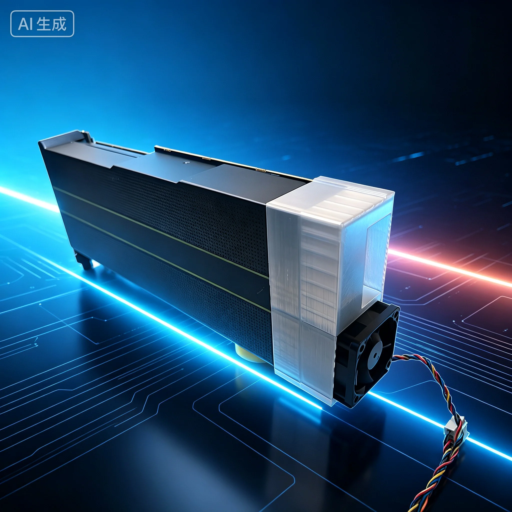 High‑Speed Cooling Fan For AMD Radeon Instinct MI50 V620 4CM