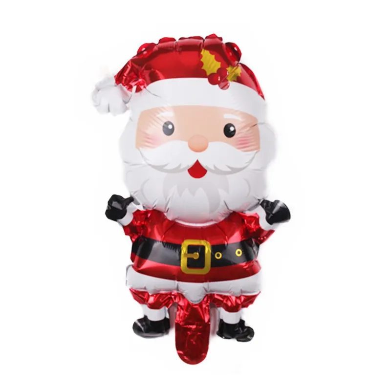 2024 Christmas Balloons Santa Claus Gingerbread Man Xmas Tree Balloons Merry Christmas Holiday Decoration Aluminum Film Balloon