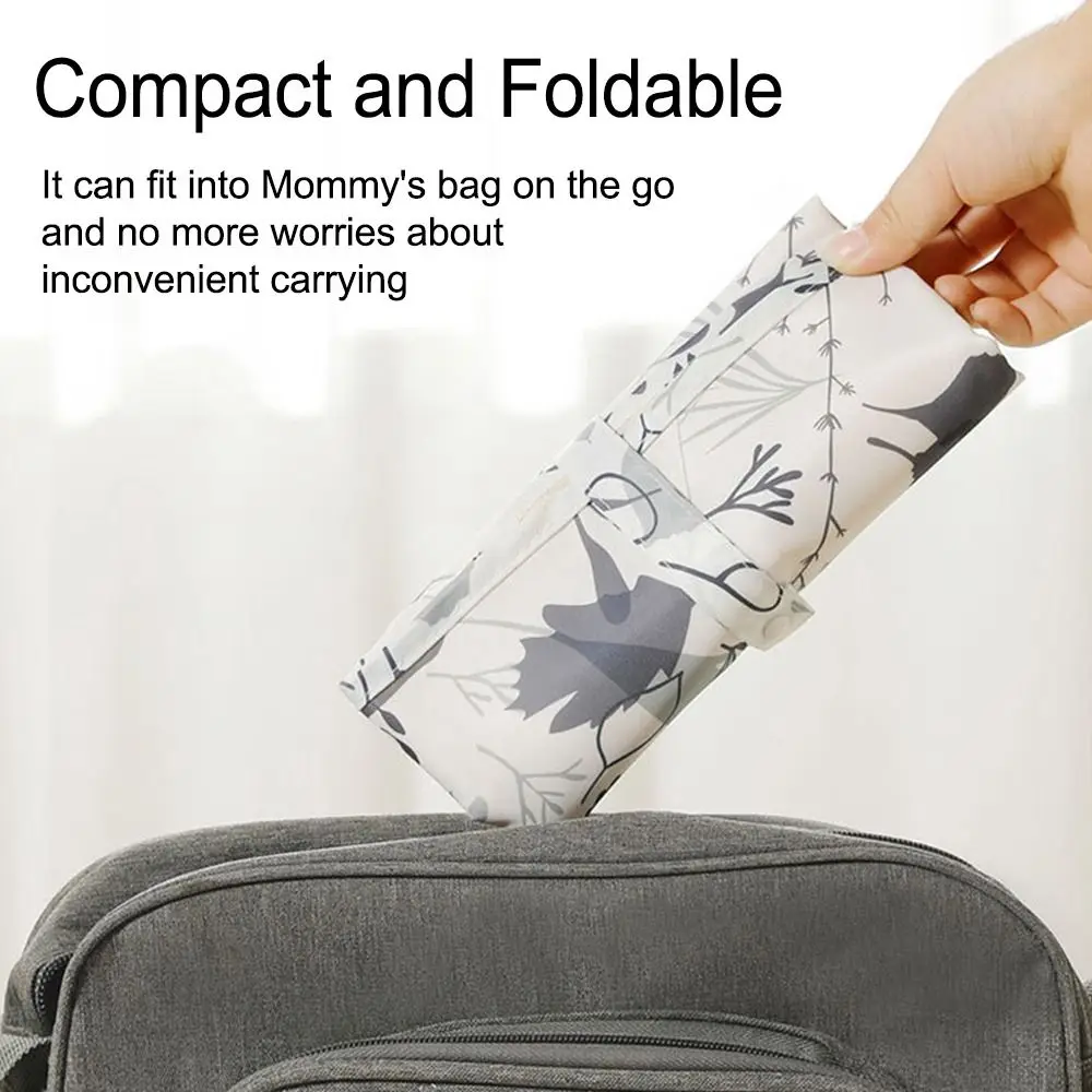 Simple Foldable Baby Changing Mat Portable Quick Change Newborn Diaper Changer Lightweight Durable Baby Diaper Sheet Toddler
