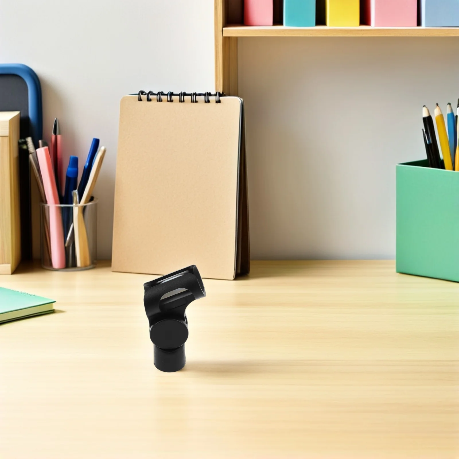 

4Pcs Microphone Clips Adapters Stable Mic Stand Securing Clip Shock Absorption Adjustable Mic Holder for Studio Interview Live