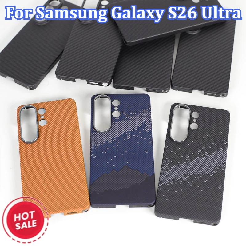 

Carbon Fiber Case For Samsung Galaxy S26 Ultra Carbon Fiber Strong Magnetic Case Ultra Slim Cover