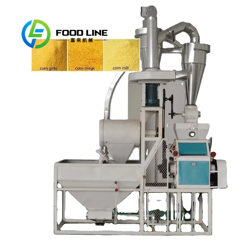 Horizontal Flour Milling Machine Separate Bran Storage Bin Avoids Bran Mixing With Pure White Wheat Flour Finished Goods