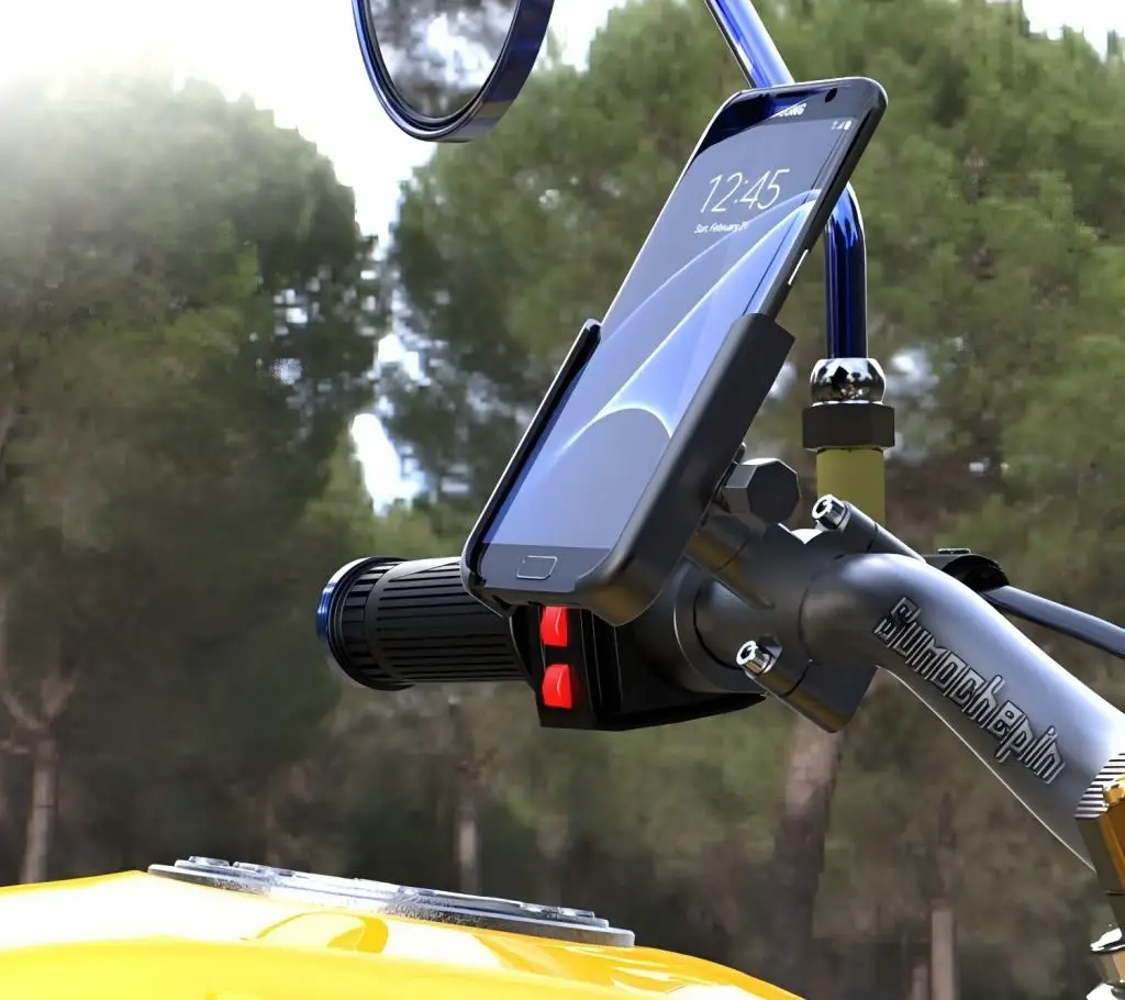 Soporte para teléfono móvil de motocicleta para Ducati Monster 1200 950 937 821 797 796 795 696 695 soporte para manillar de teléfono GPS