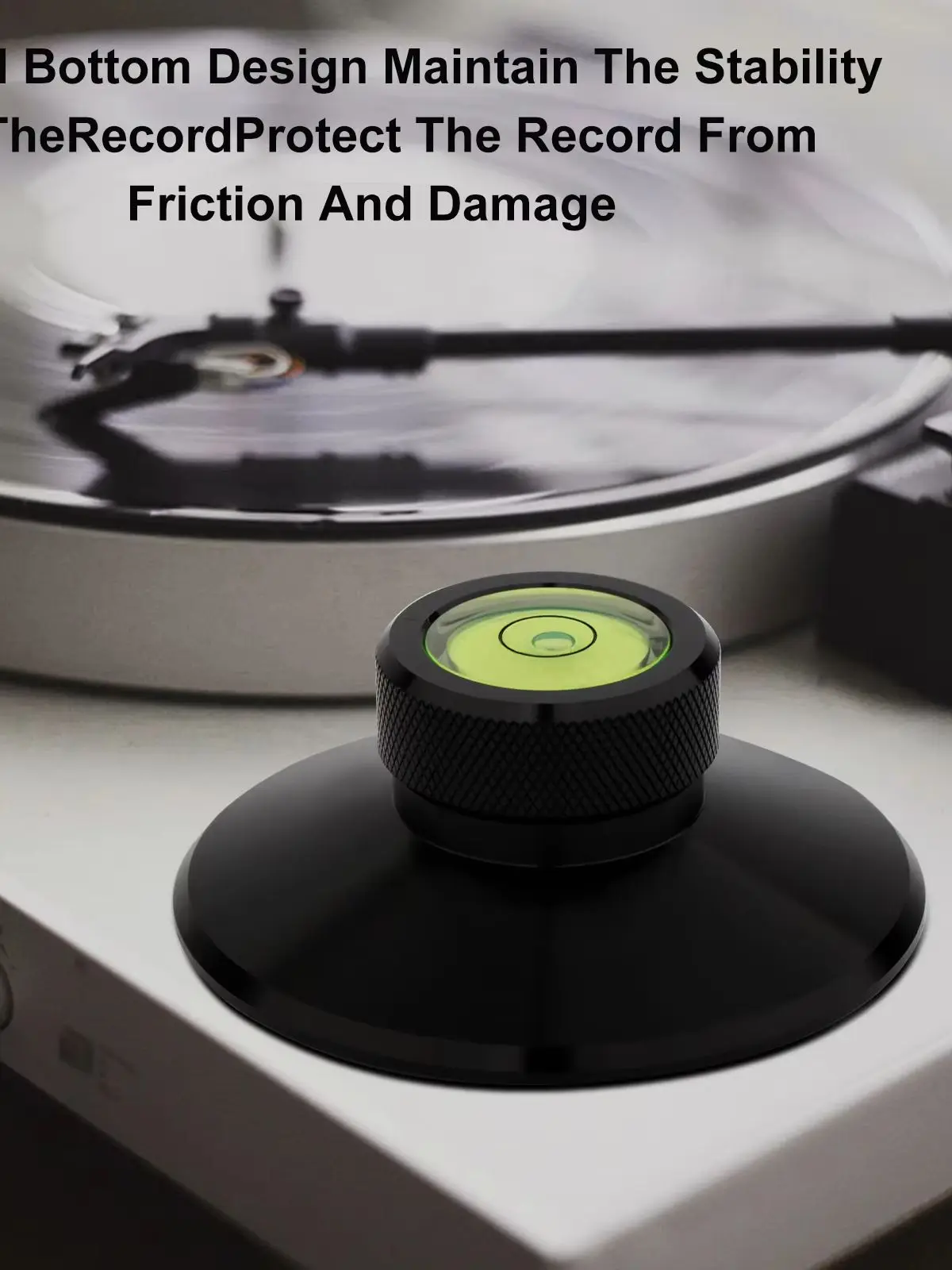 Stabilizator płyt HiFi, zacisk do gramofonu, aluminiowy obciążnik do płyt winylowych, zacisk — zdjęcie produktu 7
