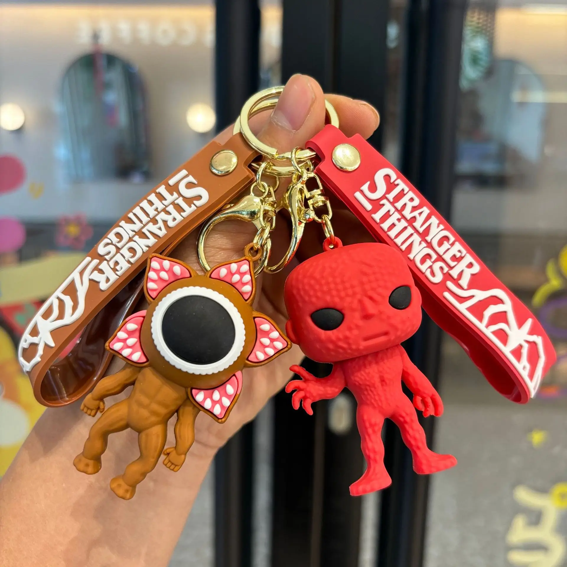 Nuevo Llavero de Anime 2026, Lindo Llavero de Stranger Things con Figura de Terry Ives en 3D de PVC y Silicona, para Decorar el Coche y la Mochila